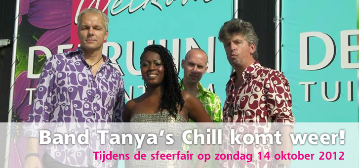 Tanya's Chill komt weer op de sfeerfair 14 oktober 2012